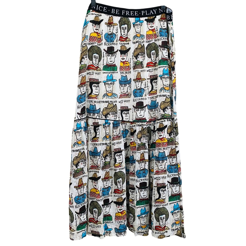 Double D Ranch RARE Cowpoke U Collaboration 2 PC Western Cowboy Skirt Set Sz XL - Picture 15 of 16